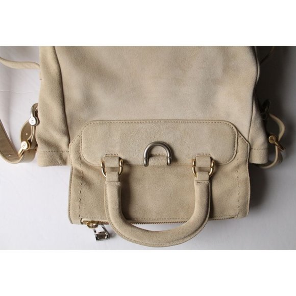 Bill Blass Robin Suede Crossbody Bag Wood Ash - Picture 8 of 12